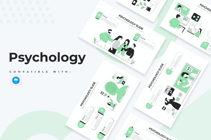 医学心理健康教育绿色清新医疗科普Keynote模板 - PPT派