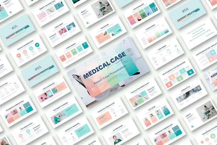 医疗病例诊疗展示PPT模板 - PPT派