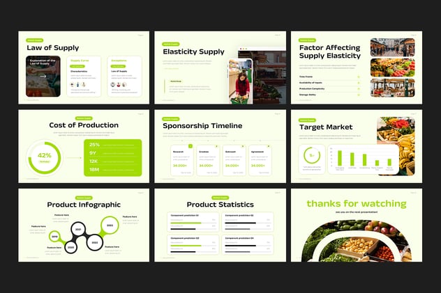 市场供应链管理体系PPT模板 - PPT派