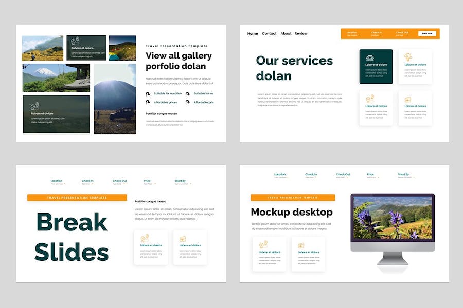 专业多用途旅游行业Keynote演示模板 - PPT派