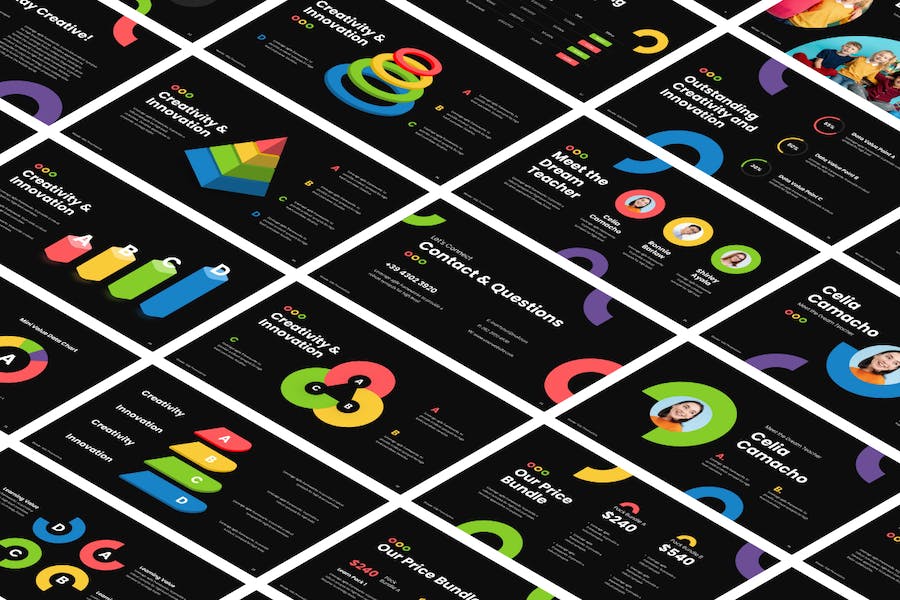 儿童教育学习培训方案PPT模板 - PPT派