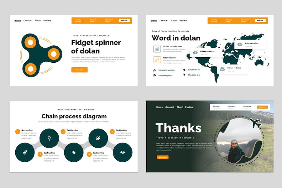 专业多用途旅游行业Keynote演示模板 - PPT派