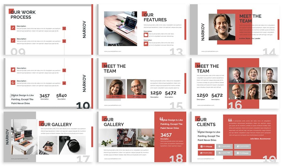 极简主义风格商务展示Keynote模板 - PPT派