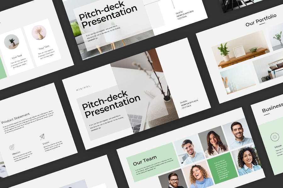 融资路演商业计划书PPT模板 - PPT派