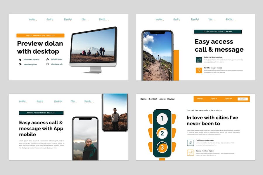 专业多用途旅游行业Keynote演示模板 - PPT派