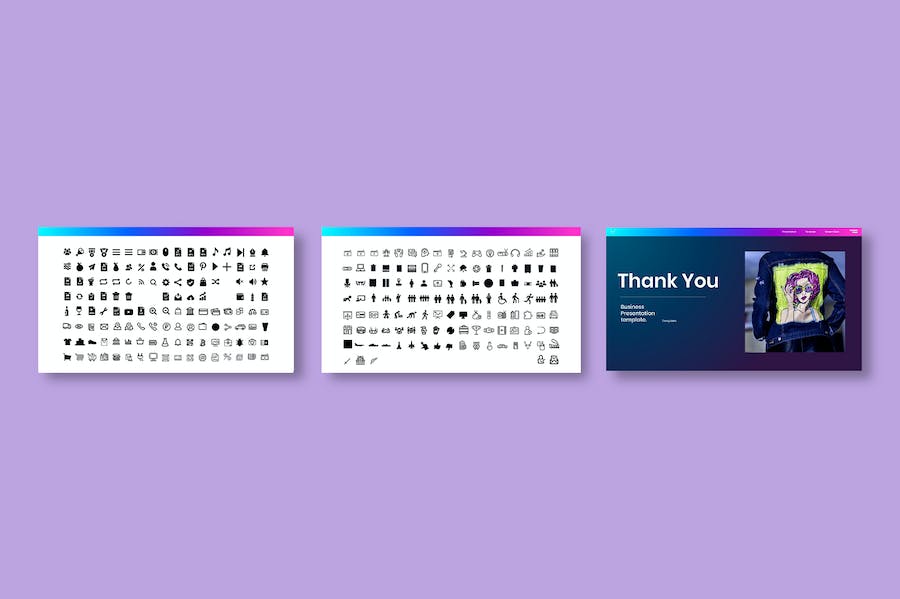 创意设计项目展示作品集方案Keynote模板 - PPT派