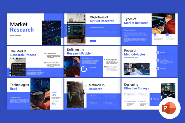 市场研究竞争分析报告PPT模板 - PPT派