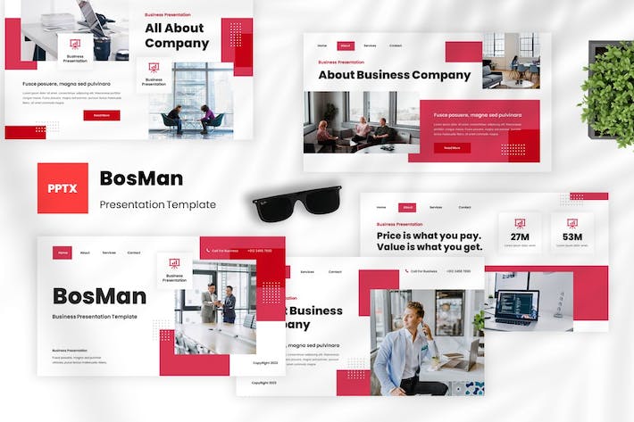 商业融资讲述展示企业运营管理PPT模板 - PPT派