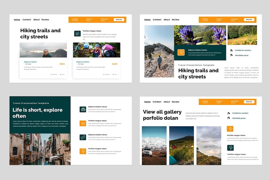 专业多用途旅游行业Keynote演示模板 - PPT派