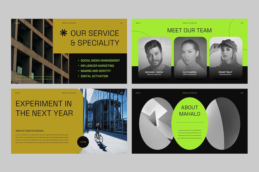 创意设计作品展示讲述Keynote模板 - PPT派