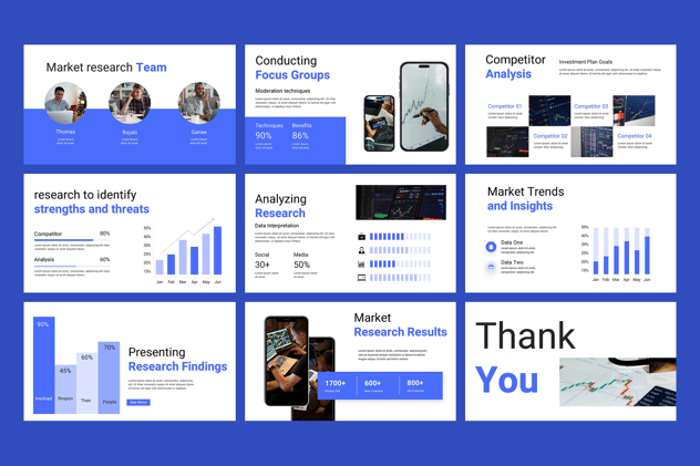 市场研究竞争分析报告PPT模板 - PPT派