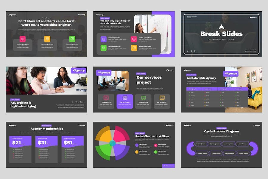 机构企业业务发展方案PPT模板 - PPT派