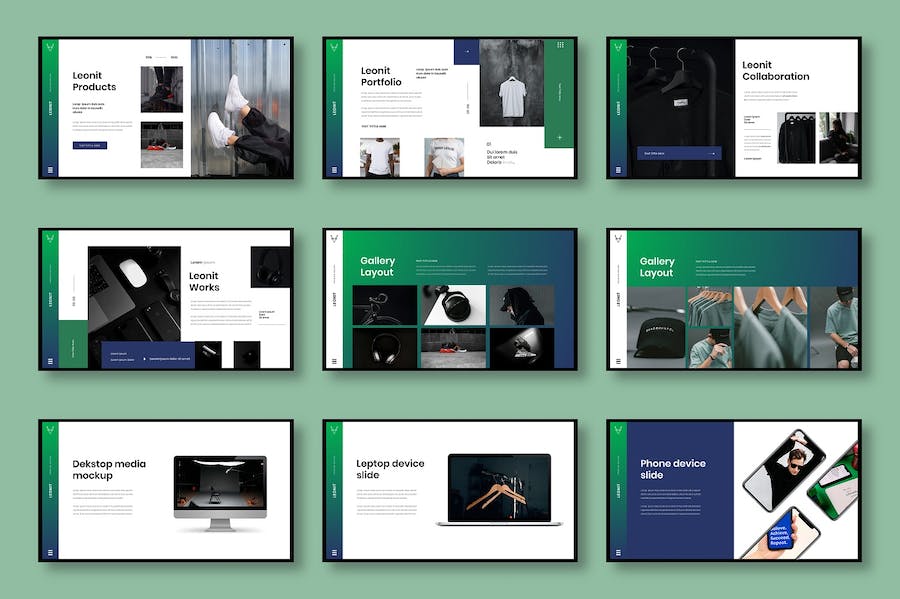 绿色环保商务企业社会责任Keynote模板 - PPT派