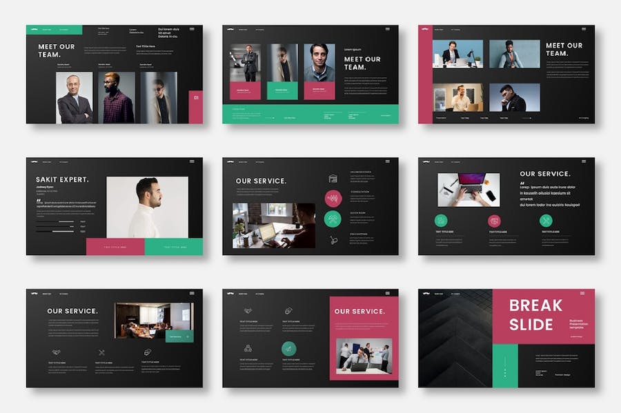 商务企业项目推介融资方案Keynote模板 - PPT派