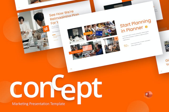 Concept-orange-professional-marketing-powerpoint - PPT派