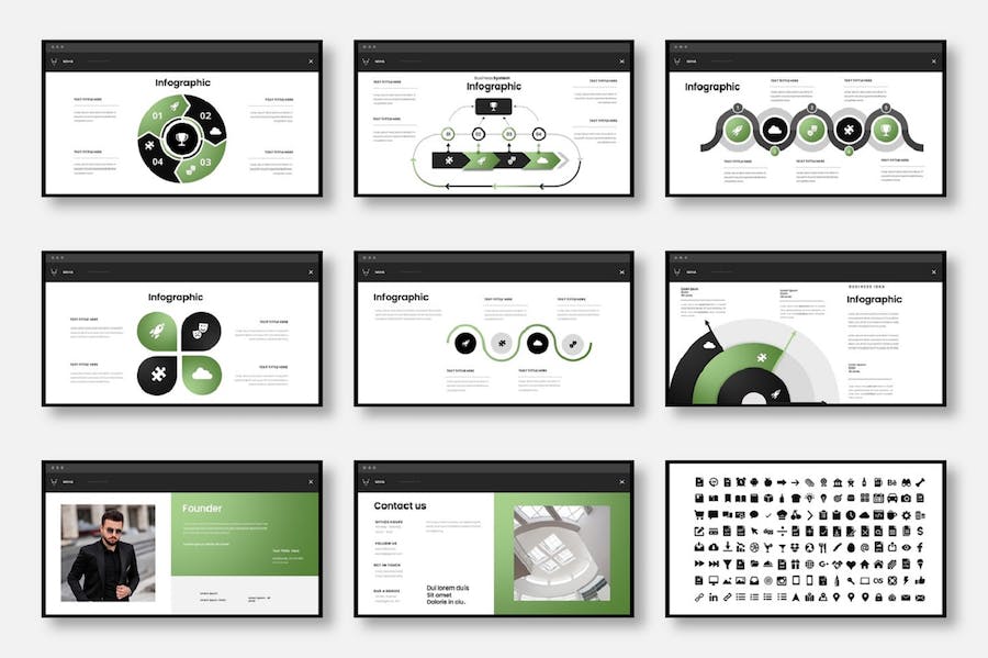 商务管理讲述展示企业运营规划方案PPT模板 - PPT派