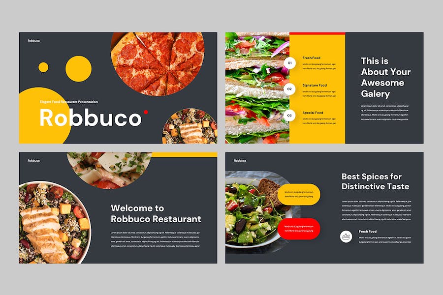 食品餐饮品牌推介宣传营销展示方案PPT模板 - PPT派