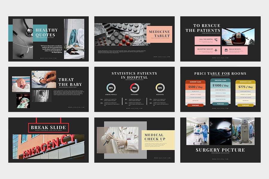 医疗健康产品发布会Keynote模板 - PPT派