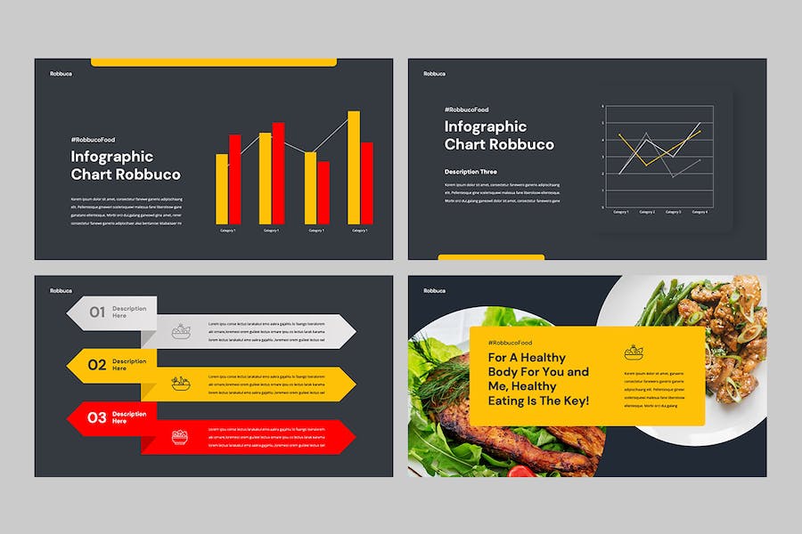 食品餐饮品牌推介宣传营销展示方案PPT模板 - PPT派