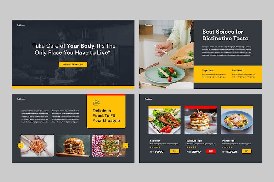 食品餐饮品牌推介宣传营销展示方案PPT模板 - PPT派