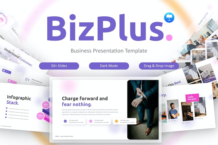 Bizplus-创意-商务-主题演讲-模板 - PPT派