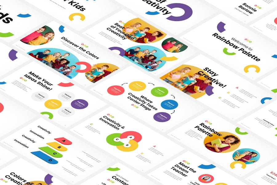 儿童教育学习培训方案PPT模板 - PPT派