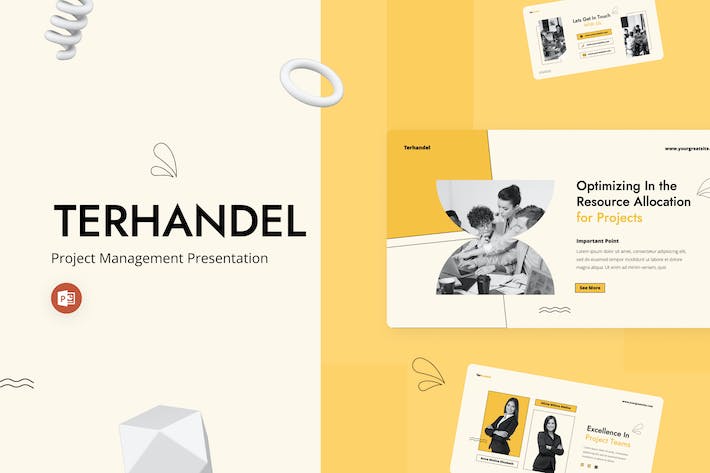 现代企业项目管理流程PPT模板 - PPT派