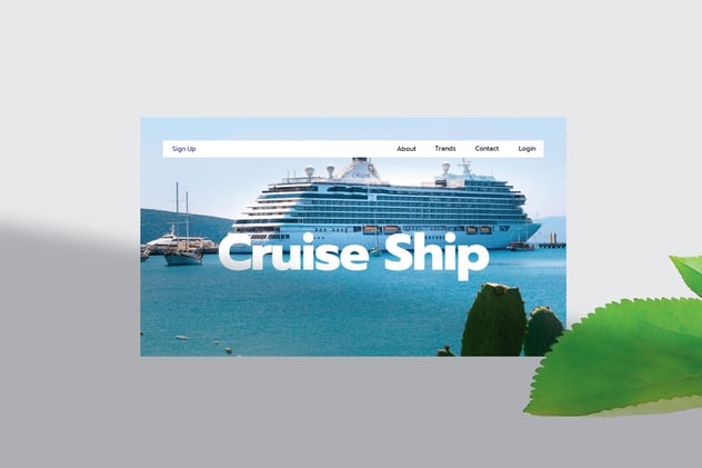 蓝色海洋风邮轮旅游行程介绍Keynote模板 - PPT派