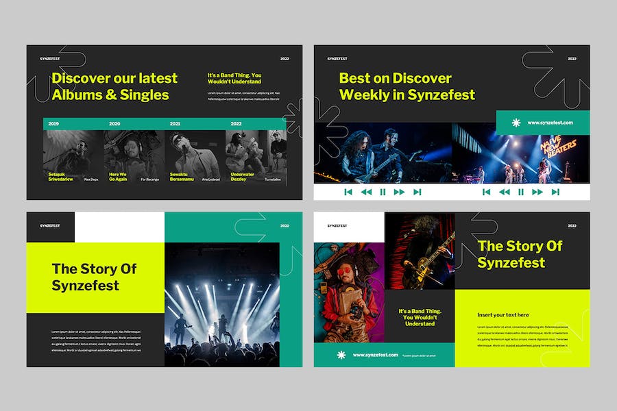 音乐节日活动策划讲述Keynote模板 - PPT派