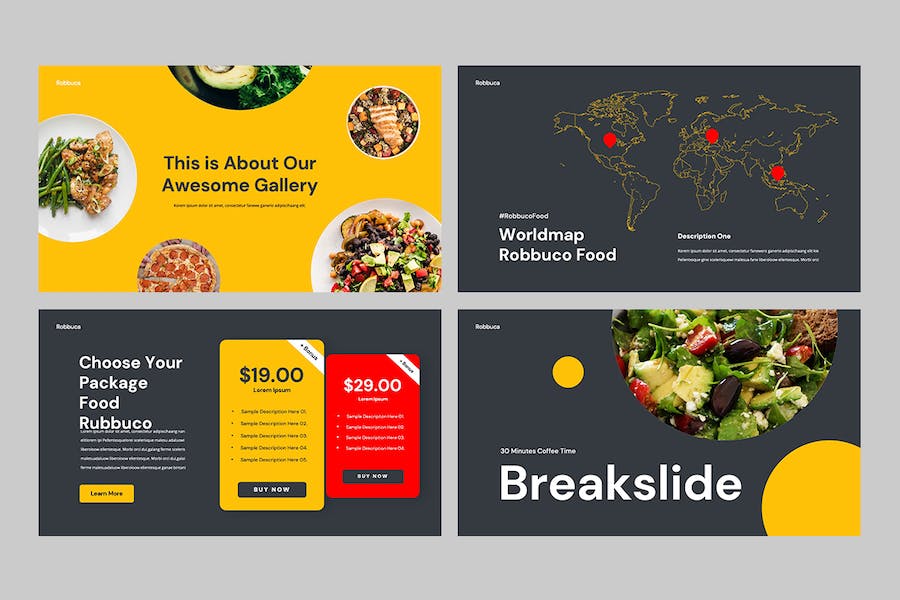 食品餐饮品牌推介宣传营销展示方案PPT模板 - PPT派