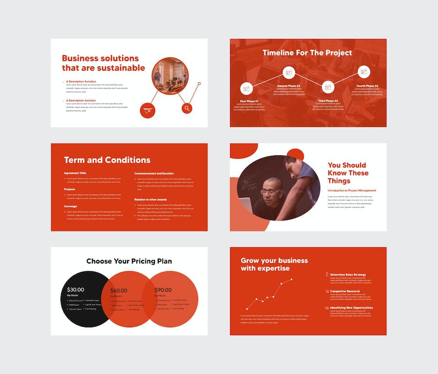 商业提案展示PPT模板 - PPT派