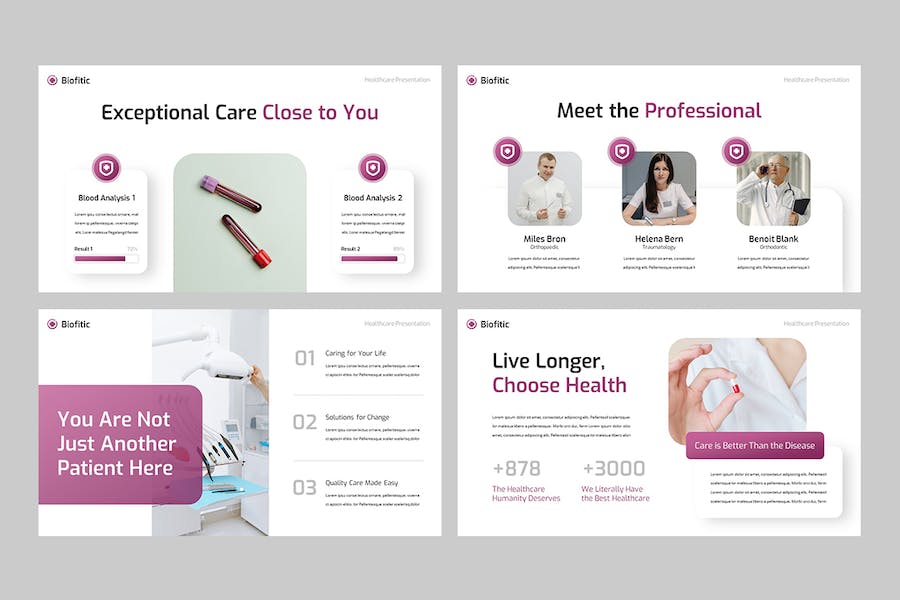 生物科学医学研究学术讲座Keynote模板 - PPT派