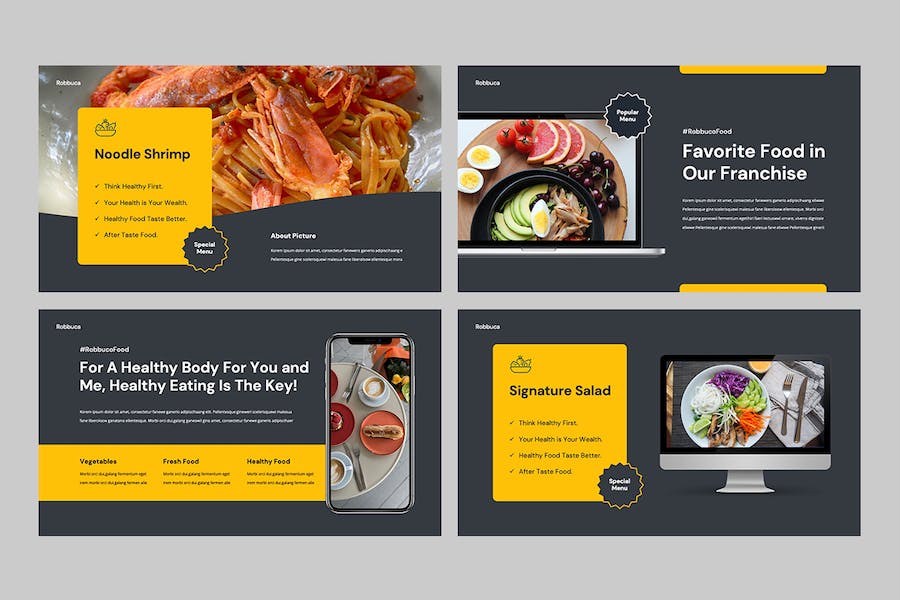 食品餐饮品牌推介宣传营销展示方案PPT模板 - PPT派