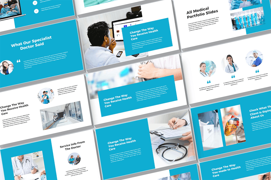 医疗机构团队介绍Keynote模板 - PPT派