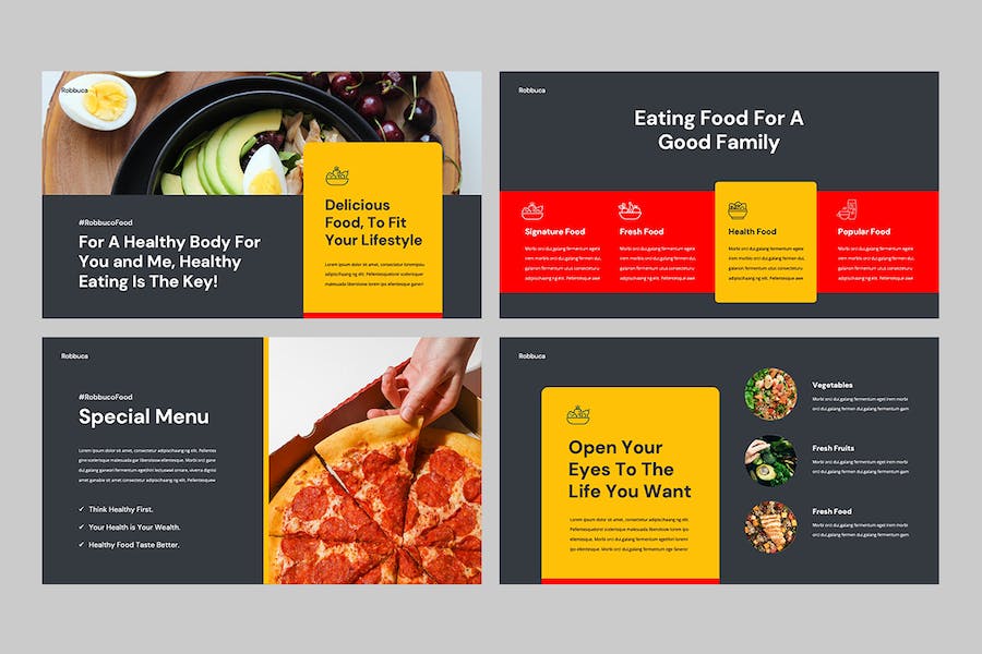 食品餐饮品牌推介宣传营销展示方案PPT模板 - PPT派