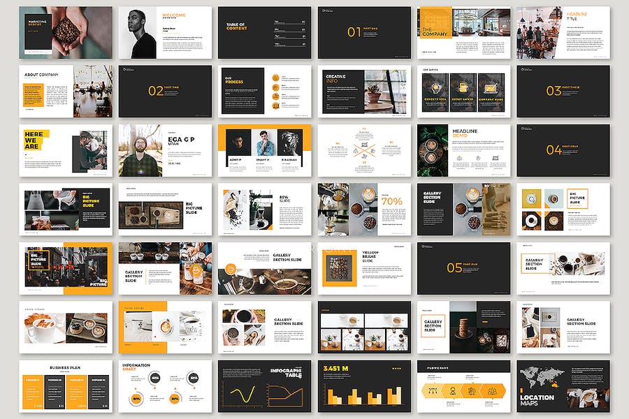 简洁清爽商务办公通用PPT模板 - PPT派