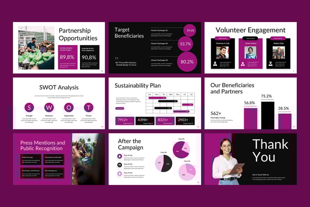 非营利组织公益活动宣传PPT模板 - PPT派