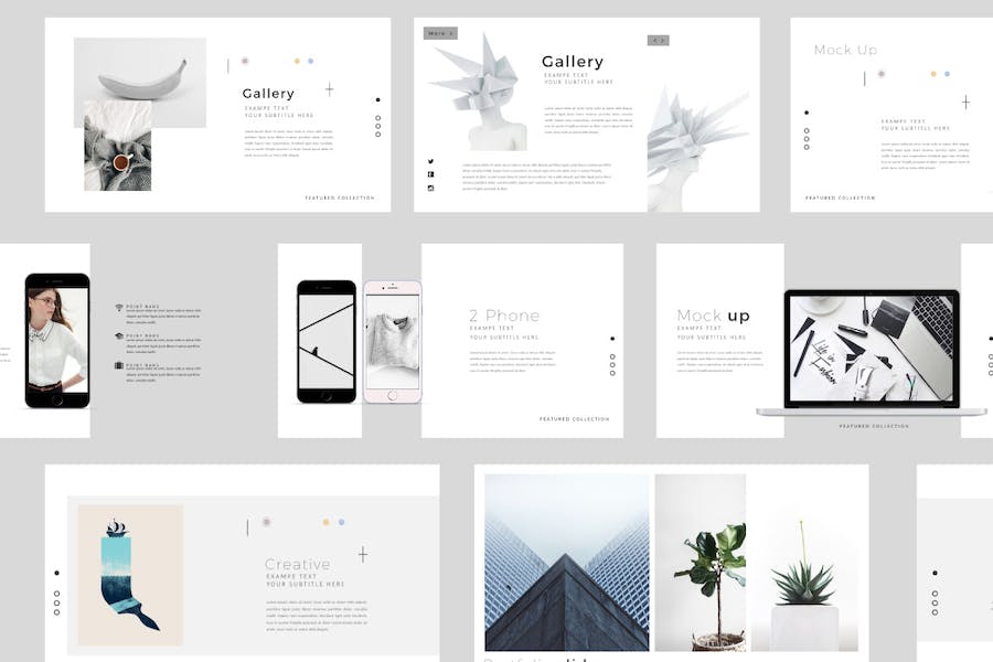 简约设计商业演讲方案Keynote模板 - PPT派