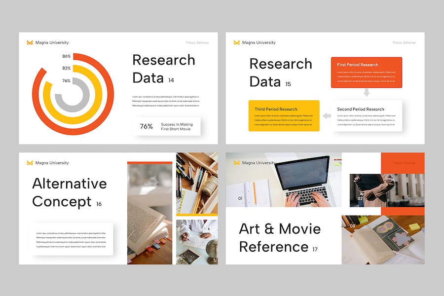 学位论文答辩学术汇报PPT模板 - PPT派