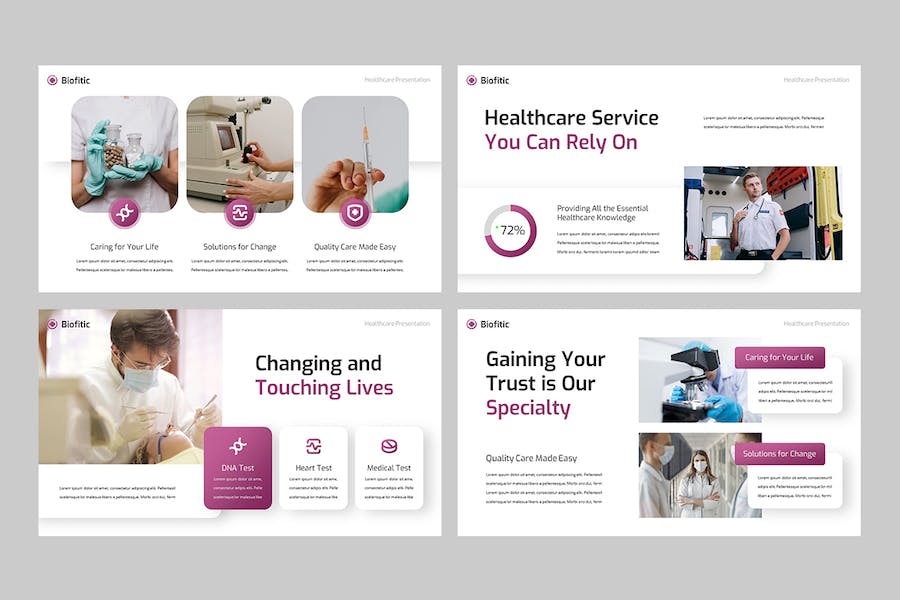 生物科学医学研究学术讲座Keynote模板 - PPT派