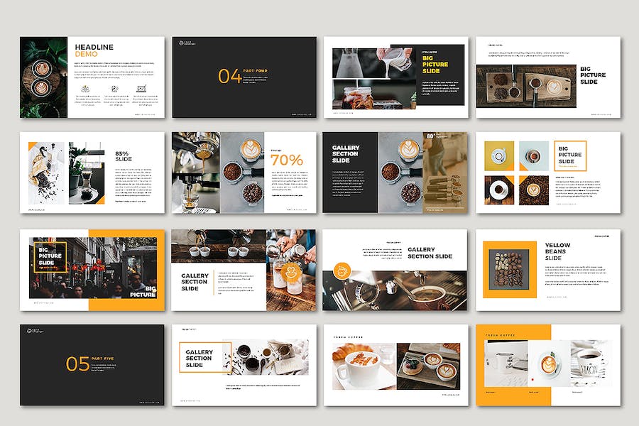 简洁清爽商务办公通用PPT模板 - PPT派