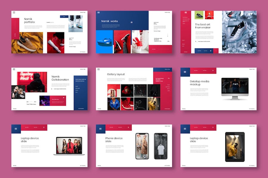 创意商务企业展示项目介绍Keynote模板 - PPT派