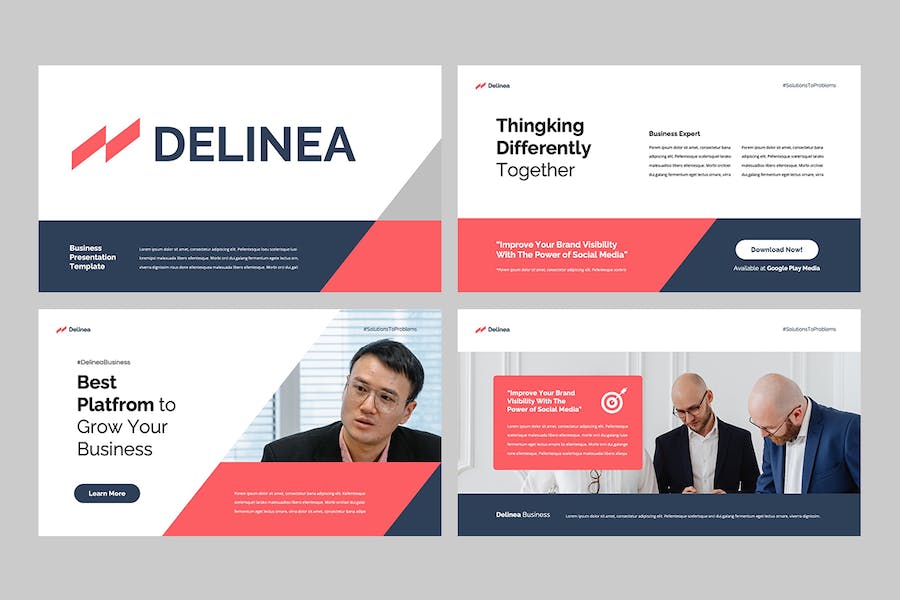 现代商业业务Keynote主题演讲模板 - PPT派