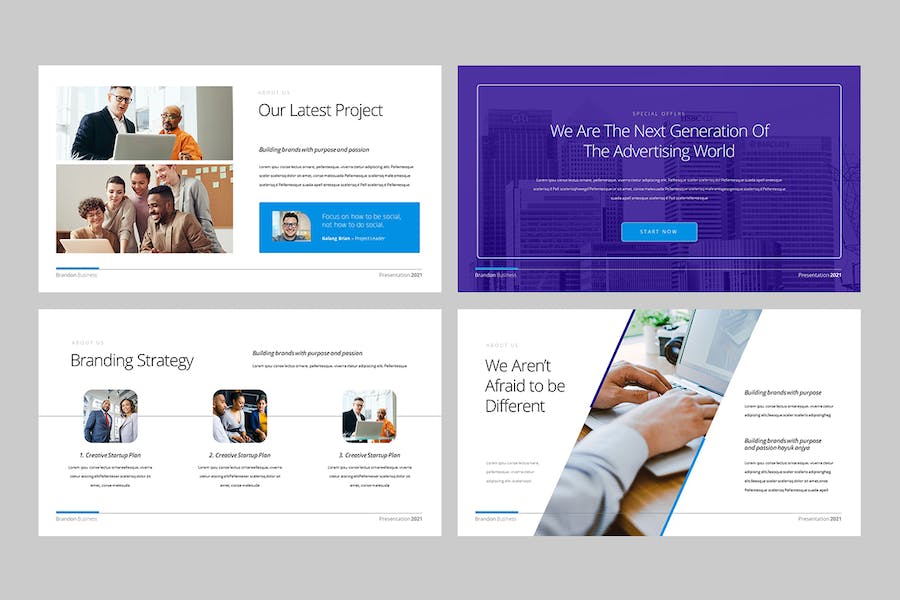 商业融资路演项目计划PPT模板 - PPT派