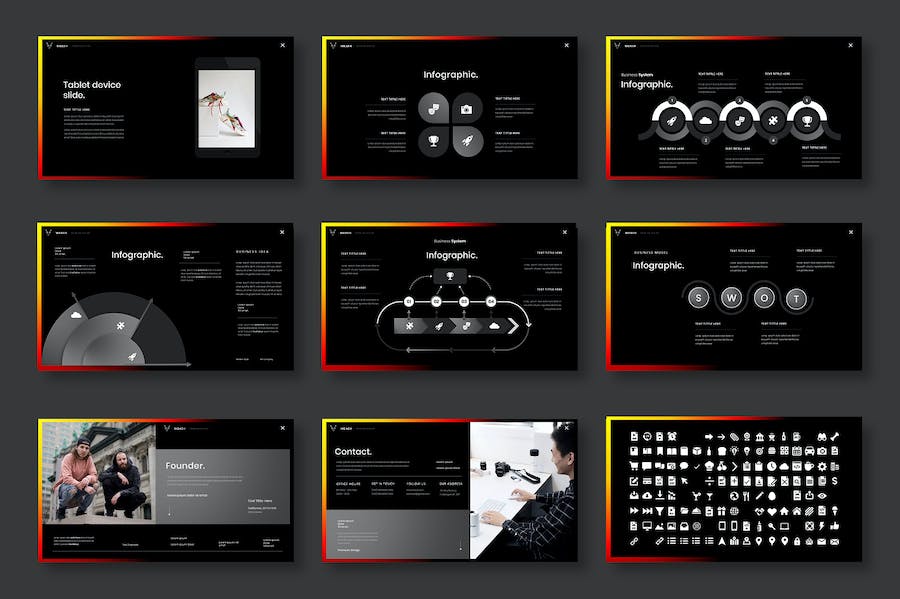 商务项目方案运营管理展示Keynote模板 - PPT派