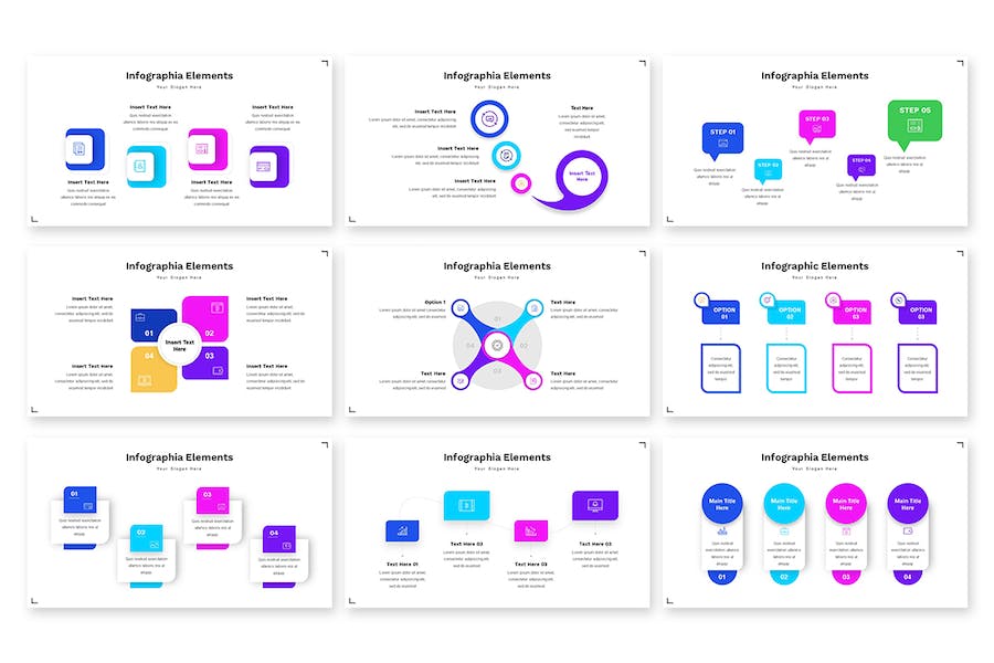 高级感信息图形展示Keynote模板 - PPT派