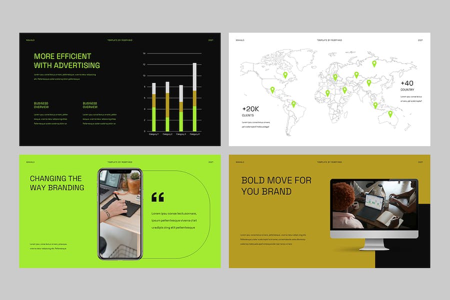 创意设计作品展示讲述Keynote模板 - PPT派