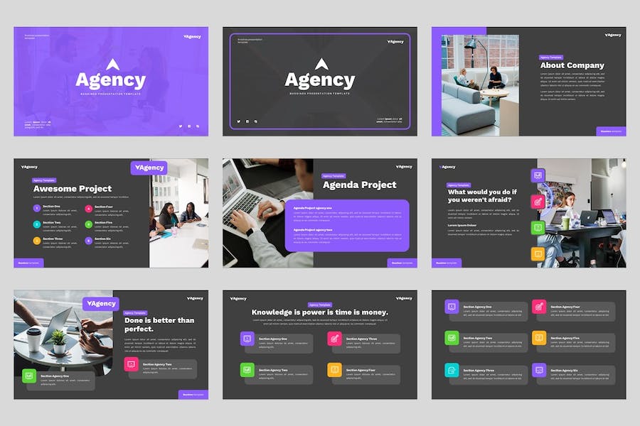 机构企业业务发展方案PPT模板 - PPT派