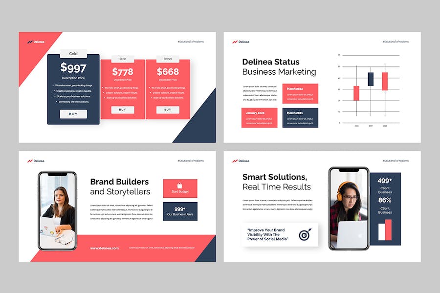 现代商业业务Keynote主题演讲模板 - PPT派