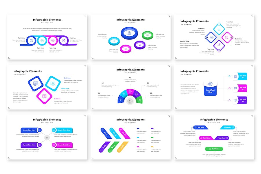 高级感信息图形展示Keynote模板 - PPT派